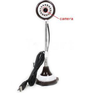 1.3MP USB HD Flexible Neck PC Webcam Web Camera with Mircrophone